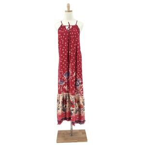Maeve Anthropologie Womens Maxi Dress Size XS Layered Sleeveless Boho Festival
